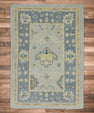 Turkish Oushak Rug 4' x 6'1" #8167