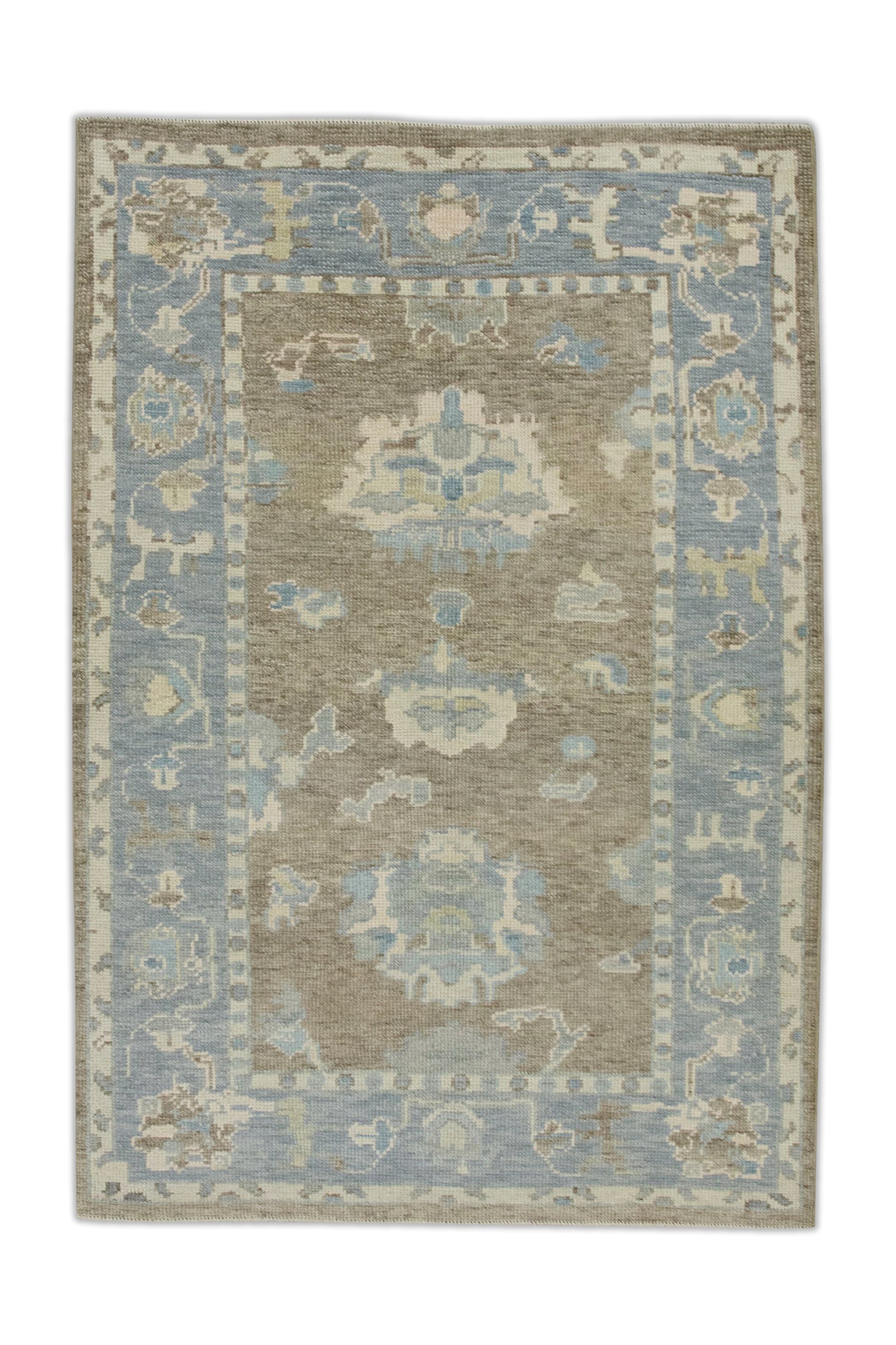 Turkish Oushak Rug 3'8" x 5'4" #8180