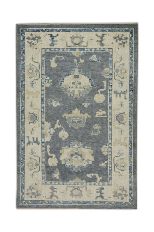 #7648 Turkish Oushak 3'10" x 6'2"