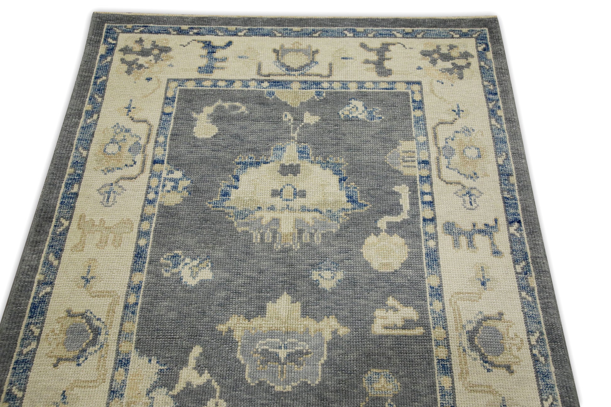 Turkish Oushak Rug 3'10" x 6'2" #7648