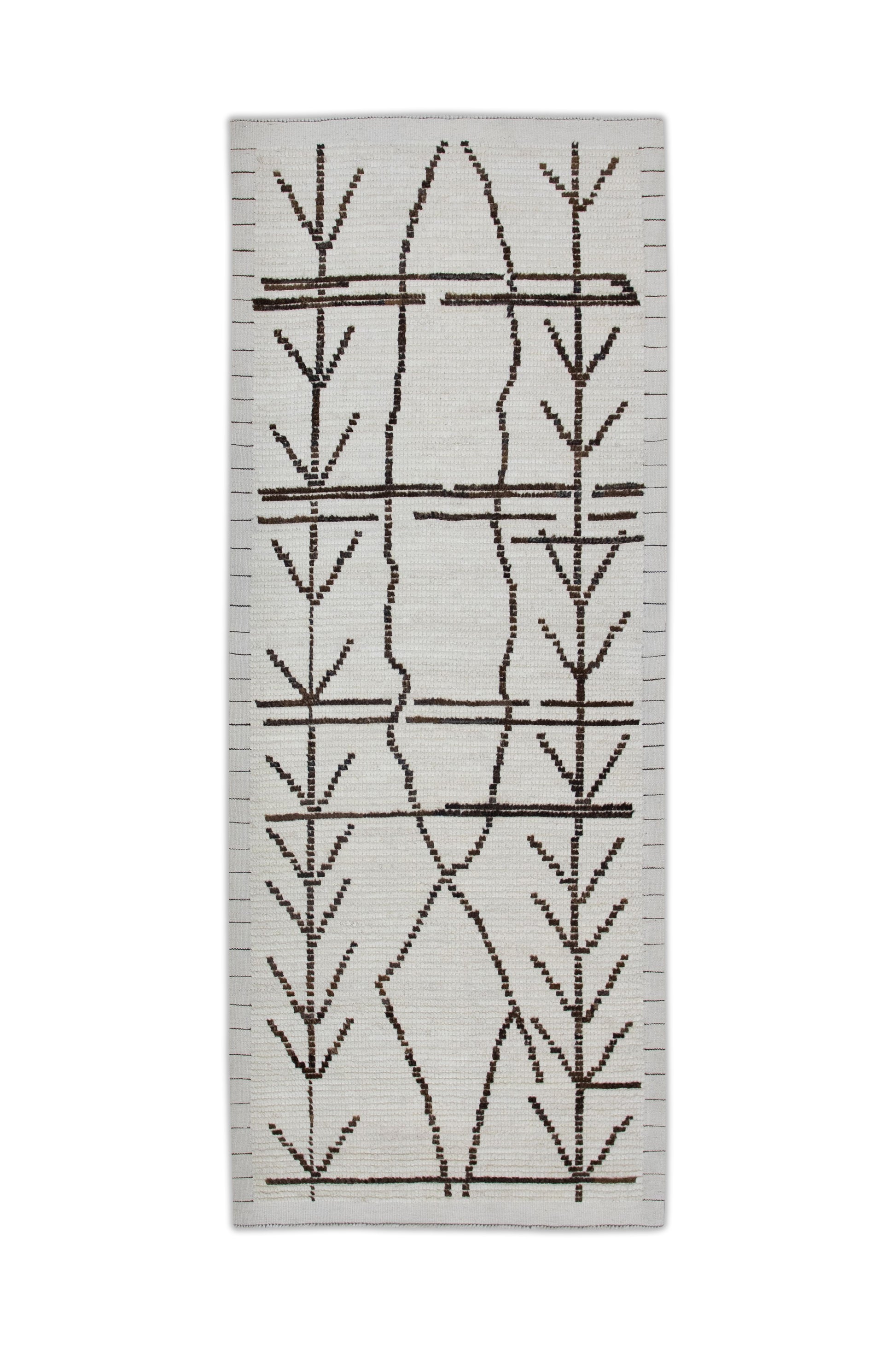 Turkish Tulu Rug Hand Knotted 2'9" x 6'9" #11306