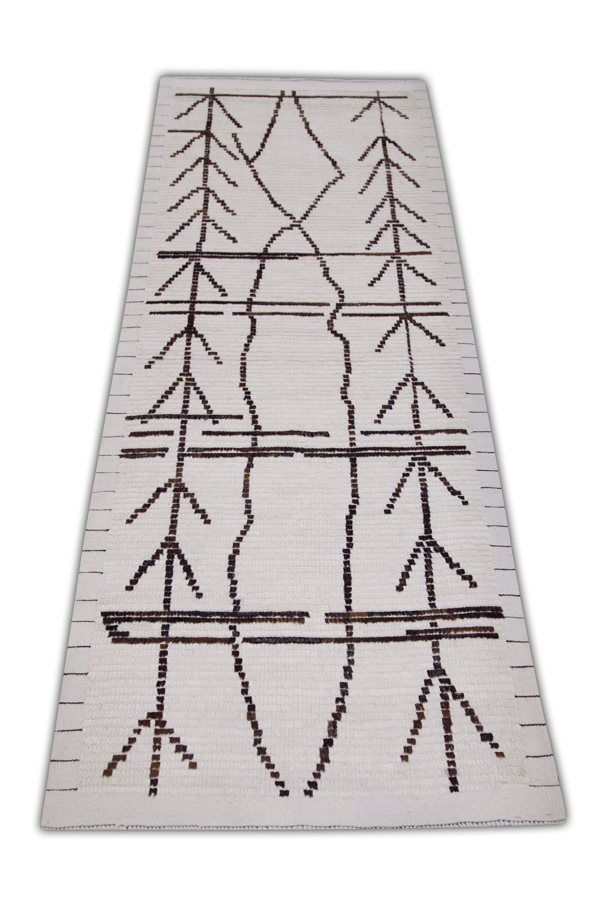 Turkish Tulu Rug Hand Knotted 2'9" x 6'9" #11306