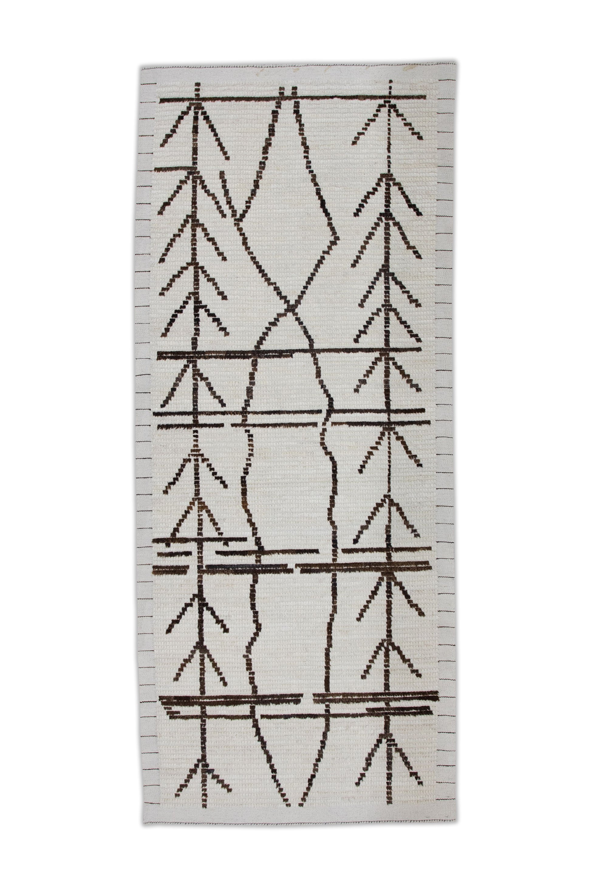 Turkish Tulu Rug Hand Knotted 2'9" x 6'9" #11266