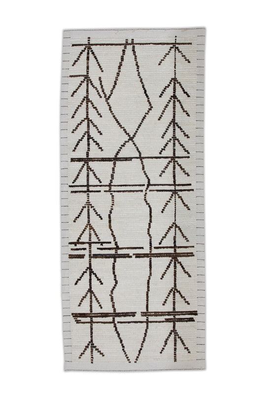 #11266 Hand Knotted Turkish Tulu Rug 2'9" x 6'9"