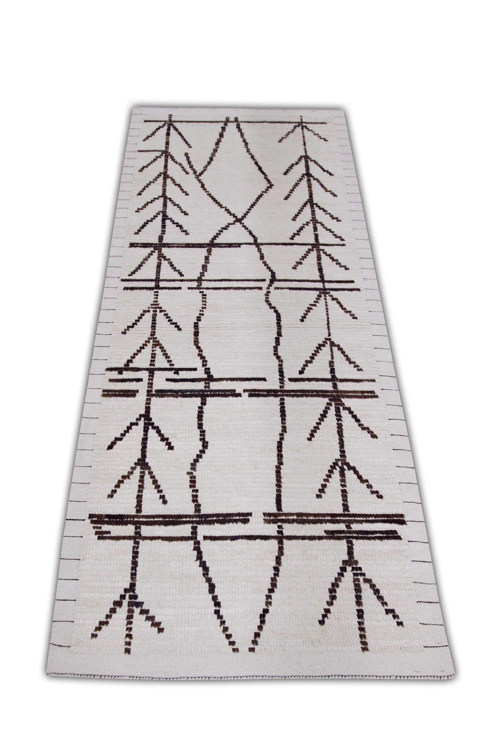 Turkish Tulu Rug Hand Knotted 2'9" x 6'9" #11266