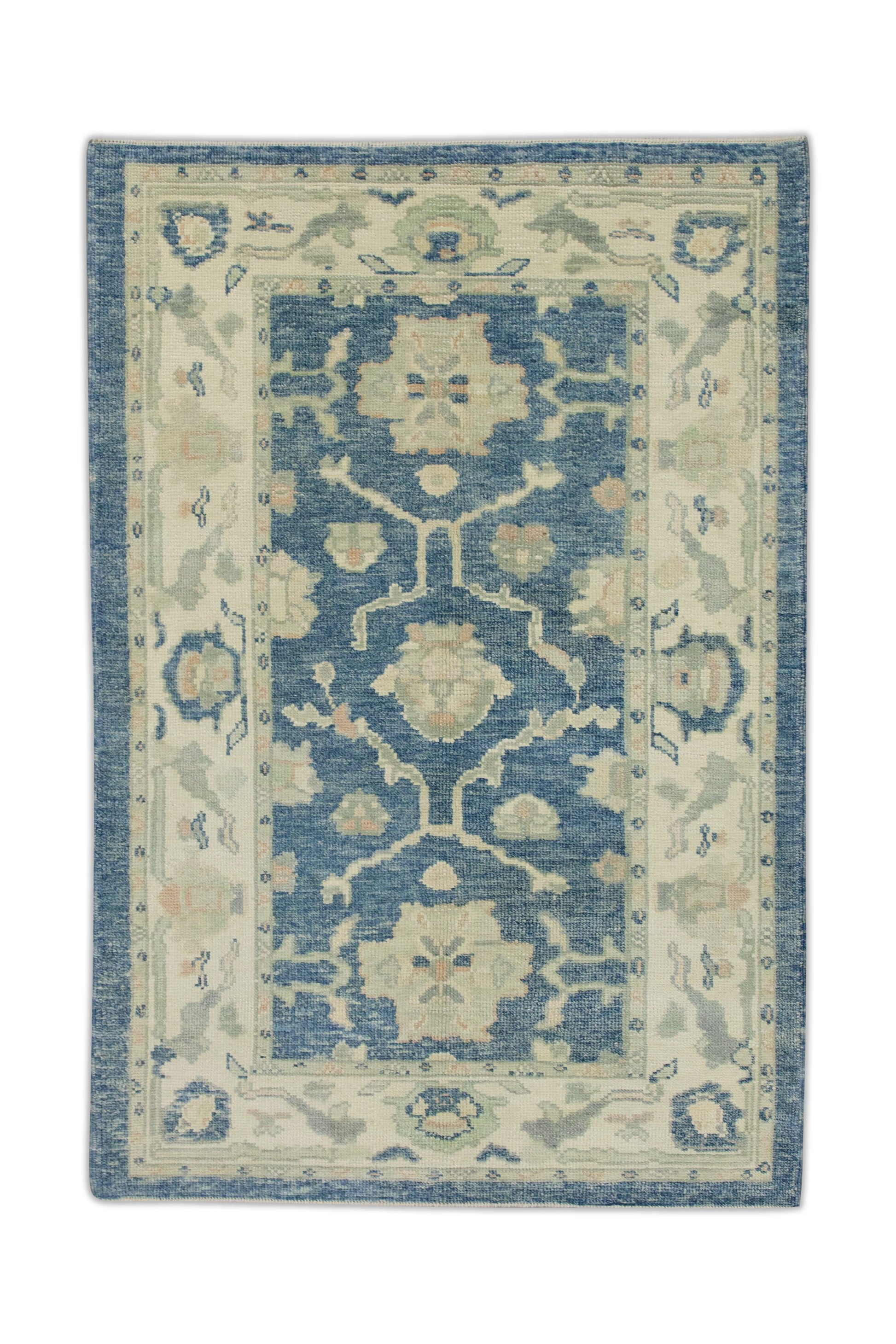 Turkish Oushak Rug 3'11" x 6'4" #8019