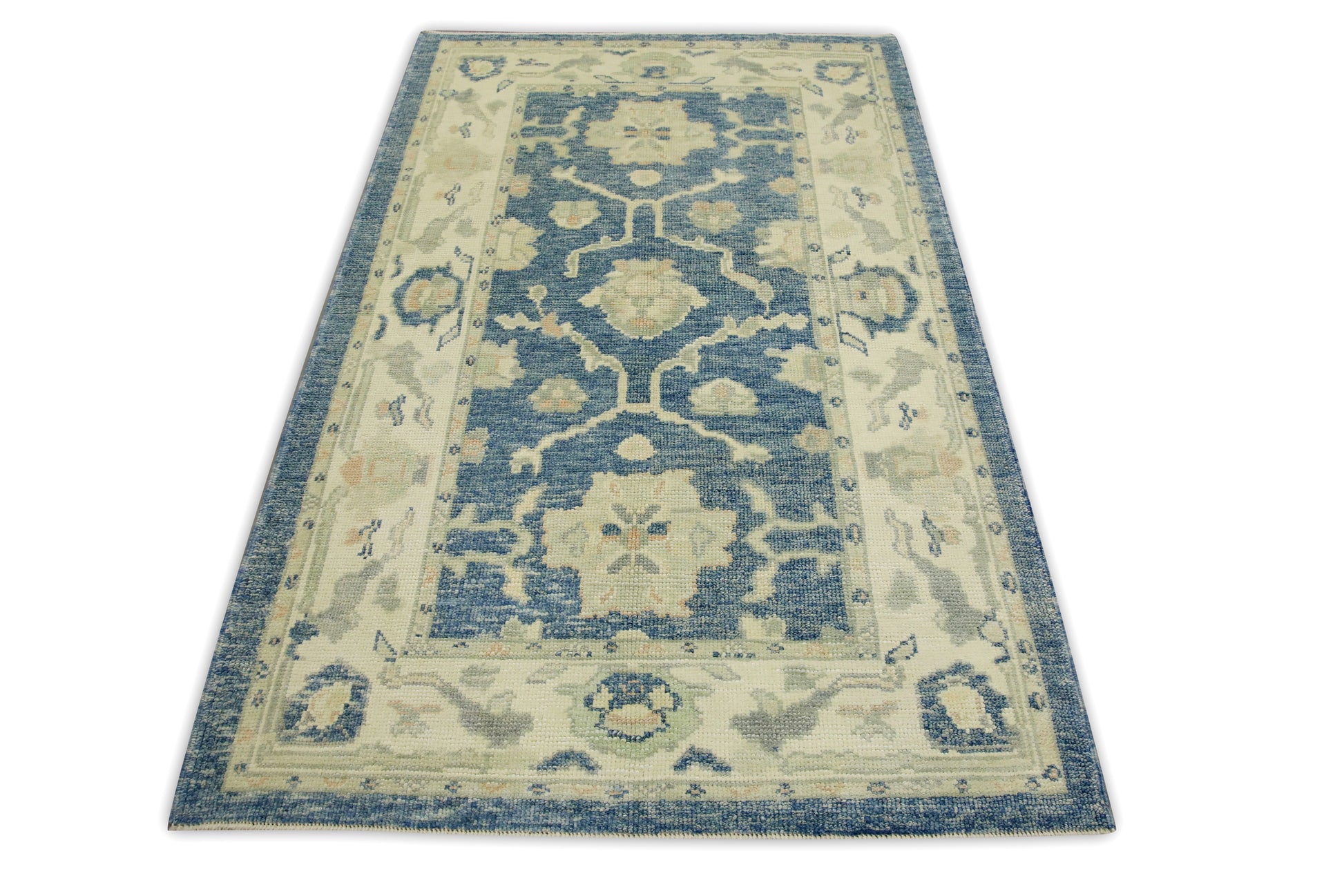 Turkish Oushak Rug 3'11" x 6'4" #8019