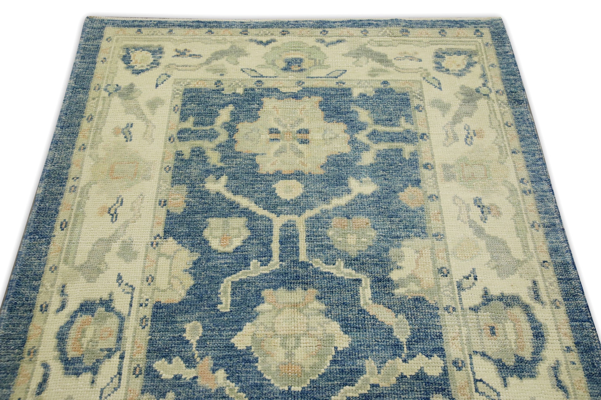 Turkish Oushak Rug 3'11" x 6'4" #8019
