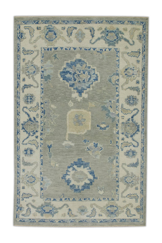 #8029 Turkish Oushak 3'10" x 5'10"