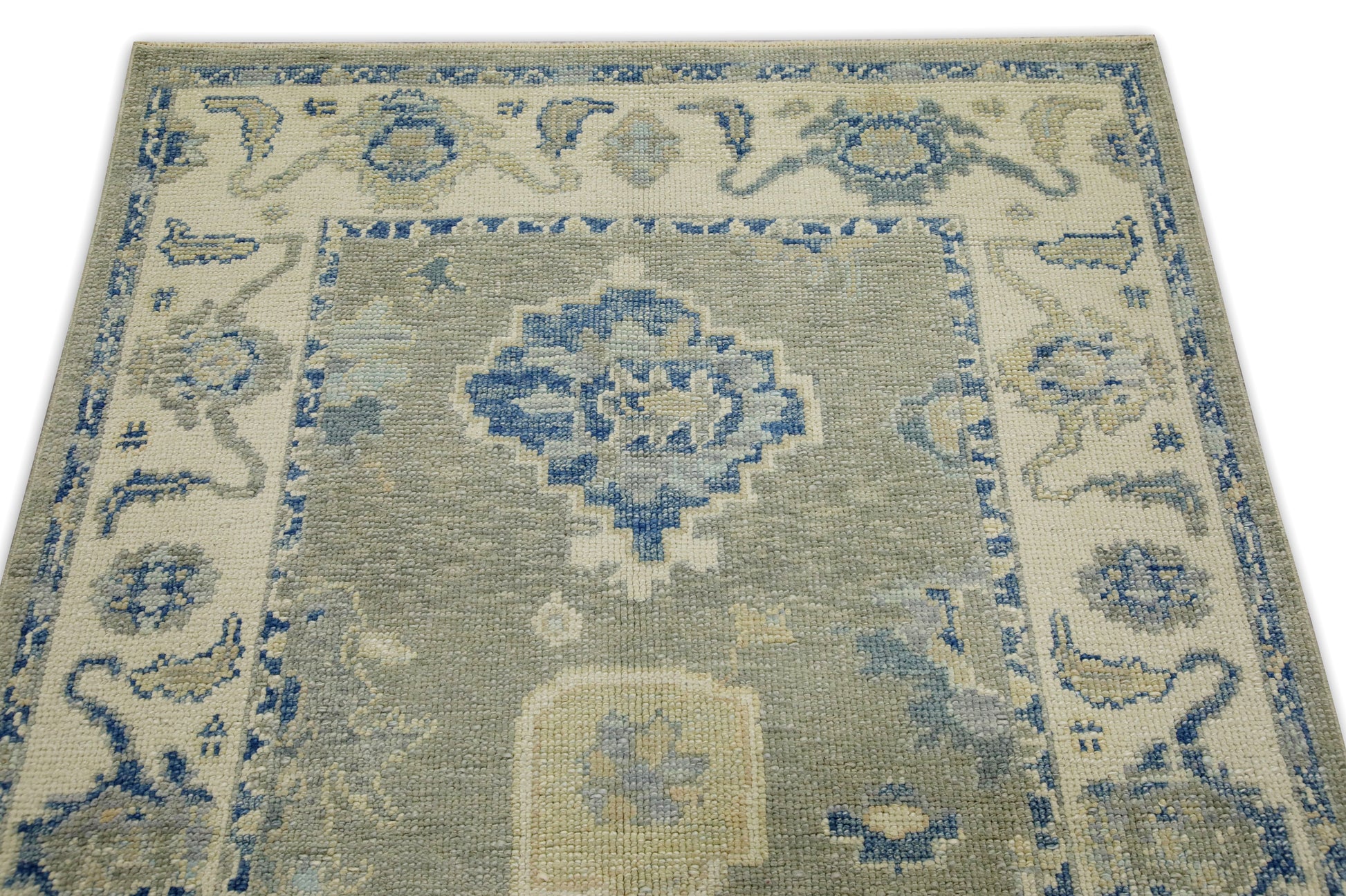 Turkish Oushak Rug 3'10" x 5'10" #8029