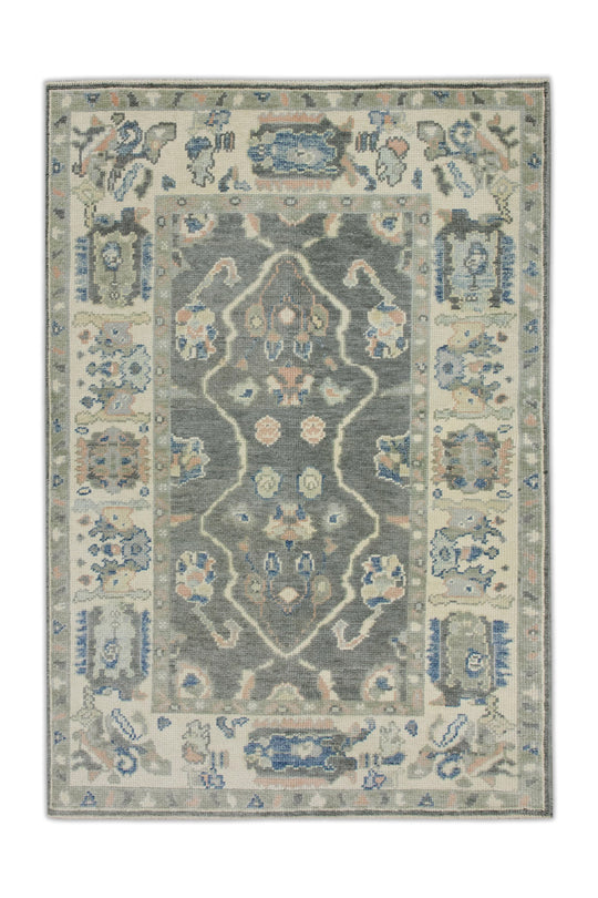 #8025 Turkish Oushak 4' x 5'10"