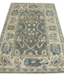 Turkish Oushak Rug 4' x 5'10" #8025