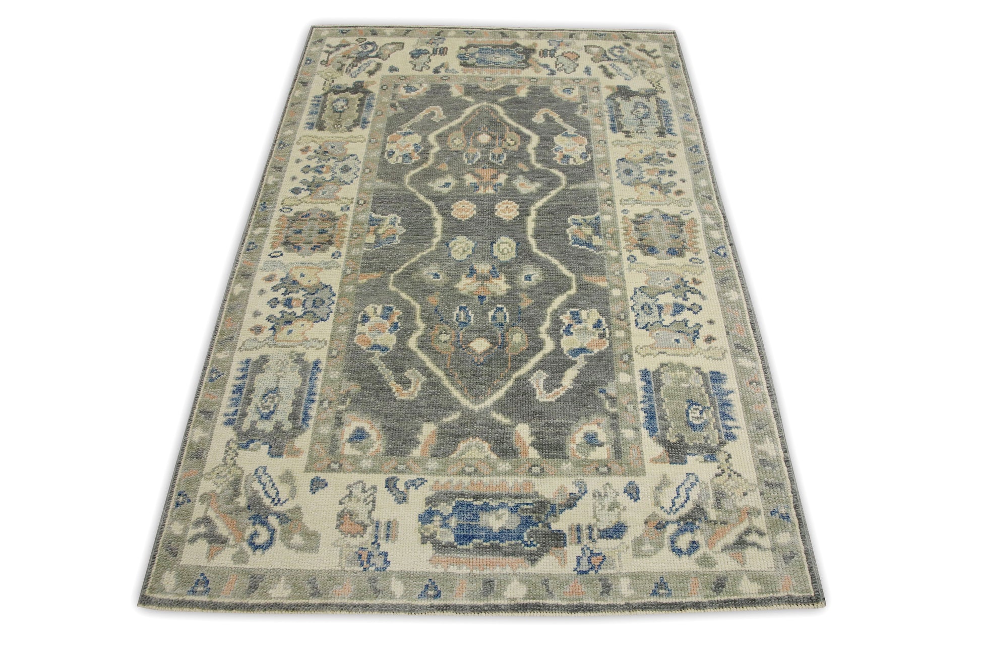 Turkish Oushak Rug 4' x 5'10" #8025