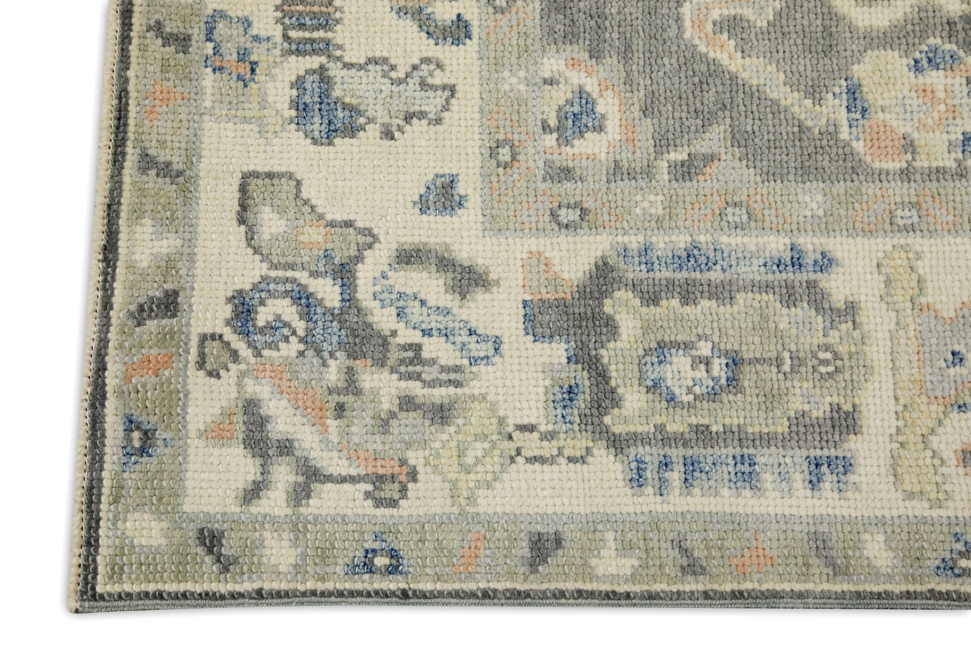 Turkish Oushak Rug 4' x 5'10" #8025
