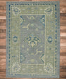 Turkish Oushak Rug 4'1" x 5'10" #7846
