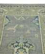 Turkish Oushak Rug 4'1" x 5'10" #7846