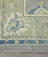 Turkish Oushak Rug 4'1" x 5'10" #7846