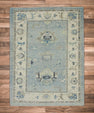 Turkish Oushak Rug 4' x 5'7" #8171