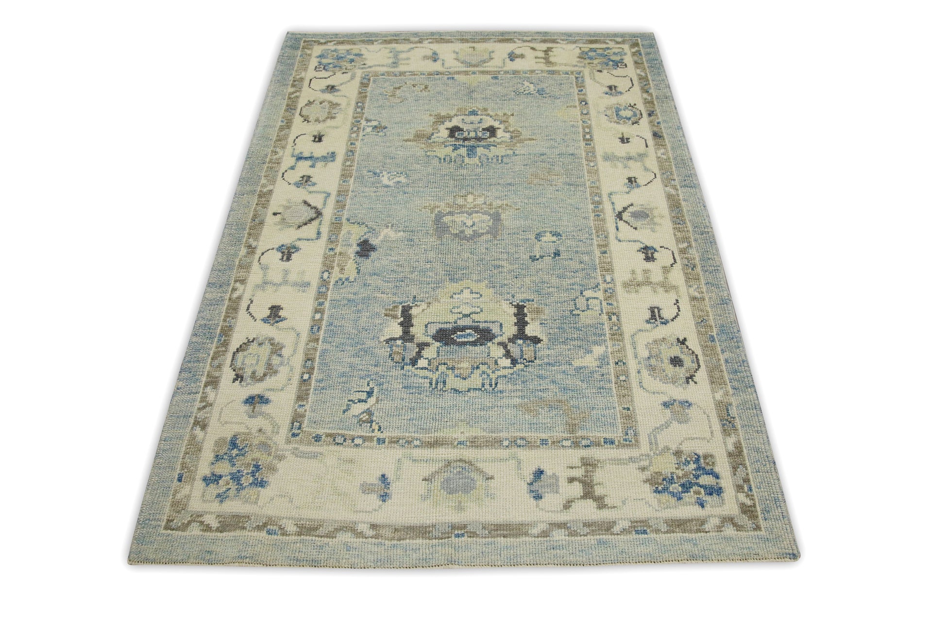 Turkish Oushak Rug 4' x 5'7" #8171