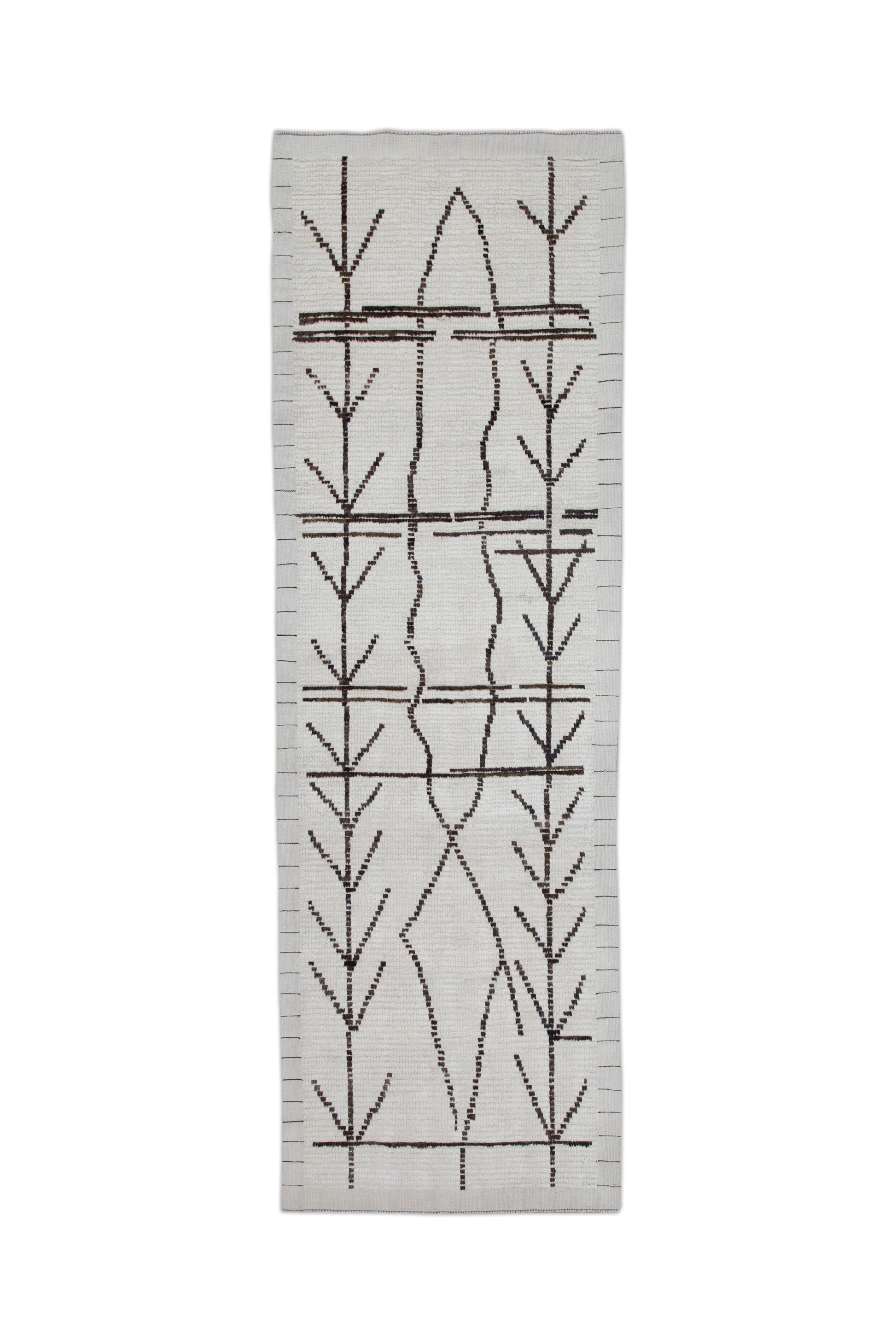 Turkish Tulu Rug Hand Knotted 2'8" x 8'2" #10808