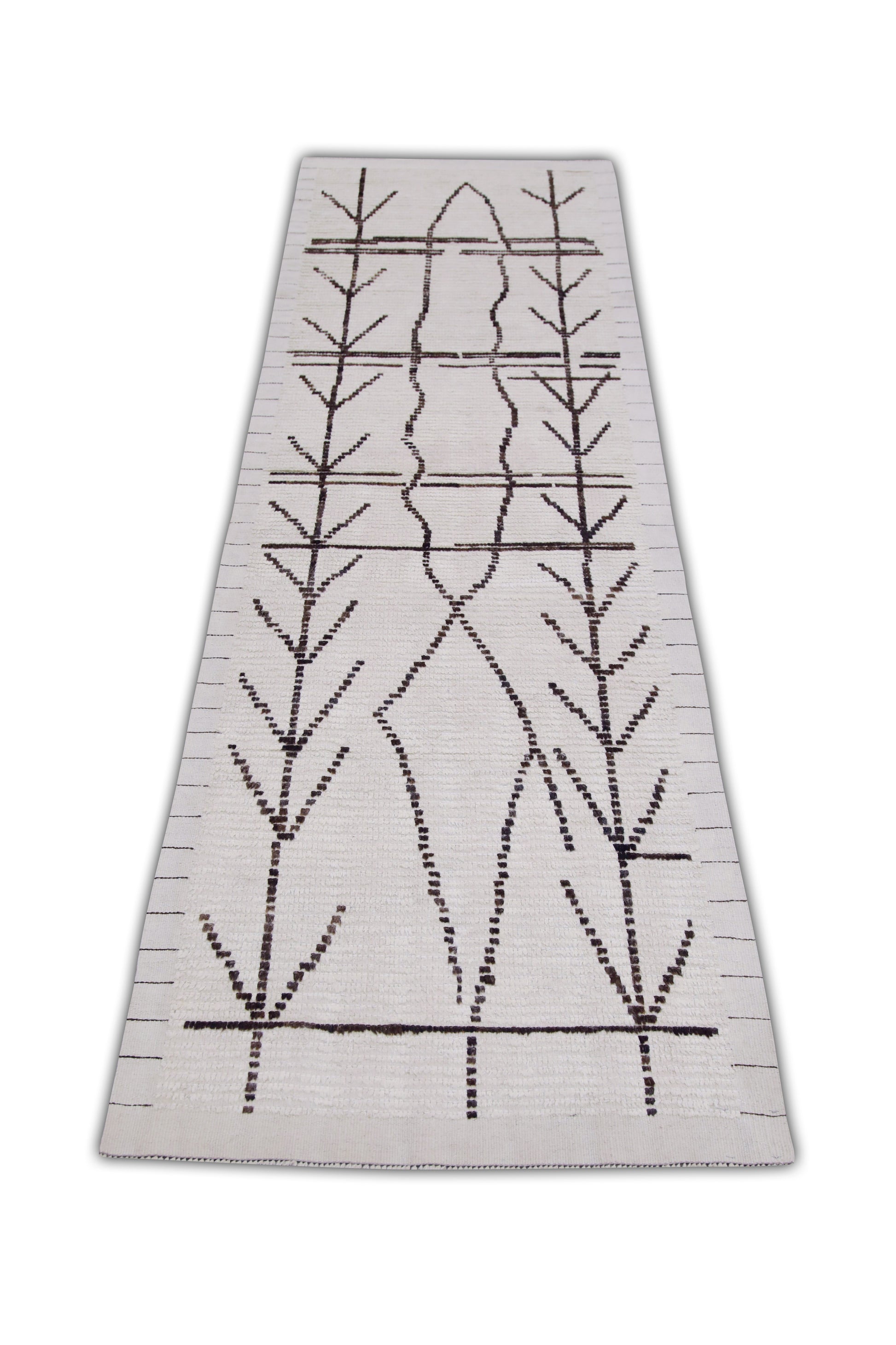Turkish Tulu Rug Hand Knotted 2'8" x 8'2" #10808