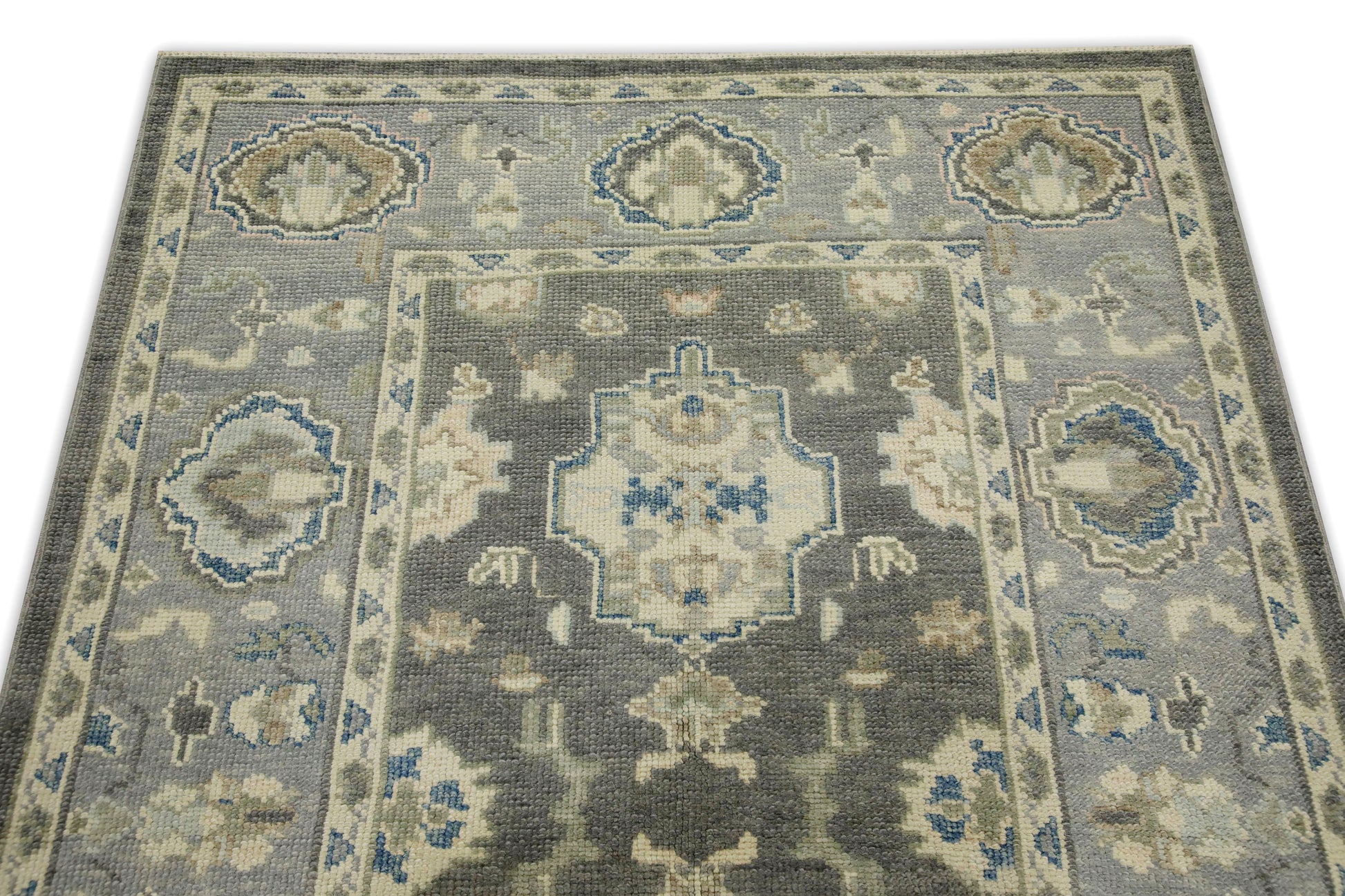 Turkish Oushak Rug 3'11" x 5'9" #8068