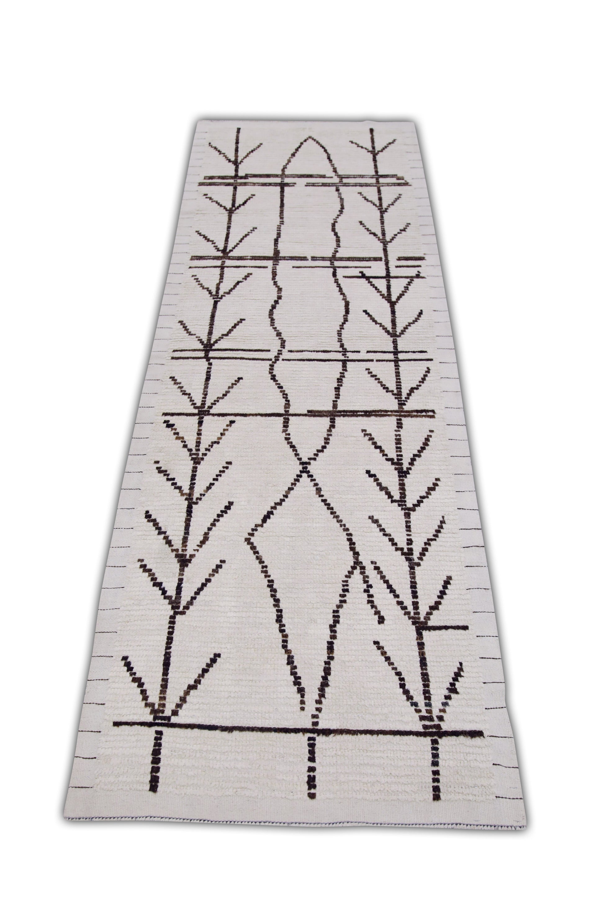 Turkish Tulu Rug Hand Knotted 2'8" x 8'3" #10829