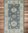 Turkish Oushak Rug 3'10" x 6'2" #7890
