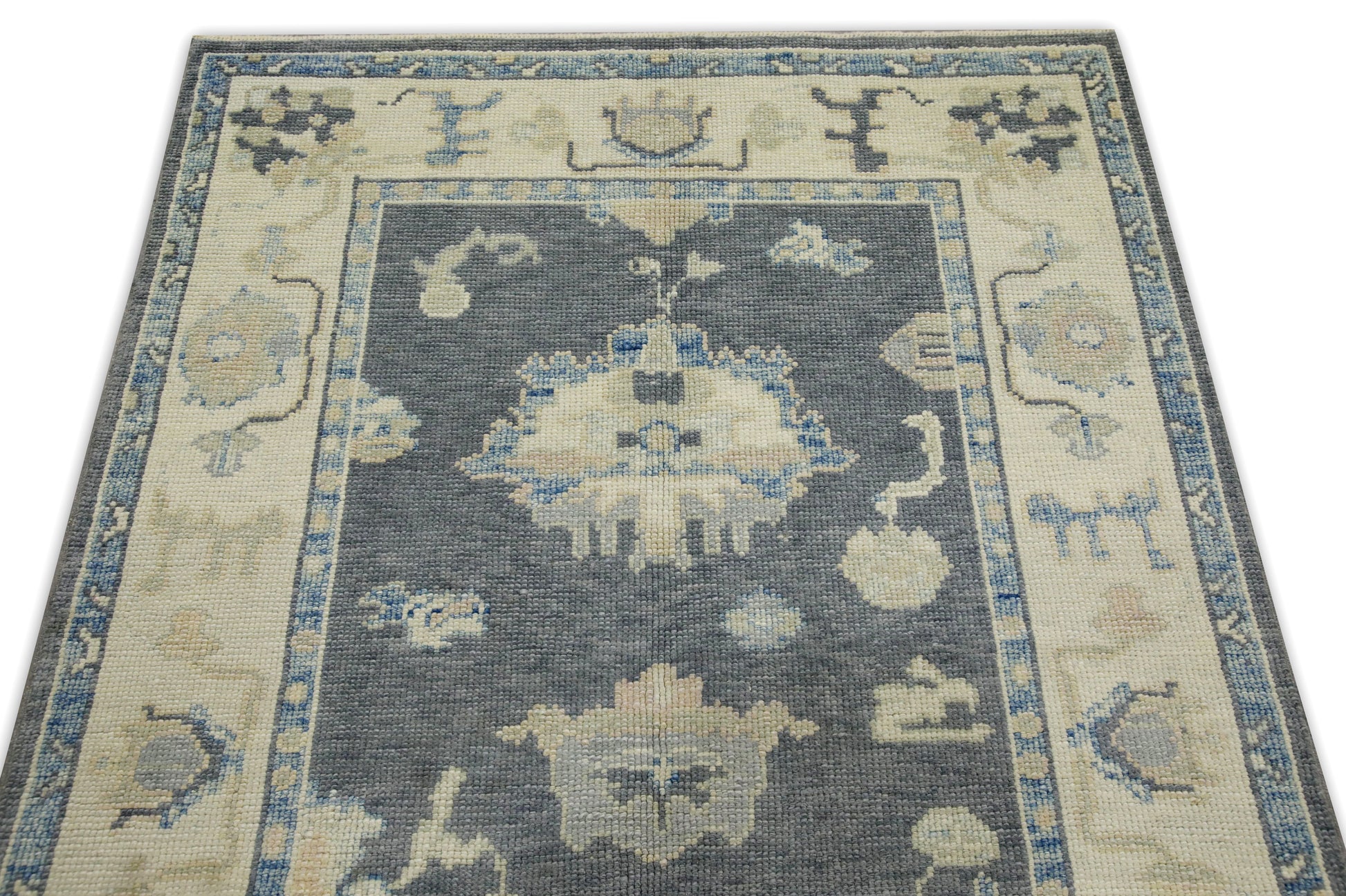 Turkish Oushak Rug 3'10" x 6'2" #7890