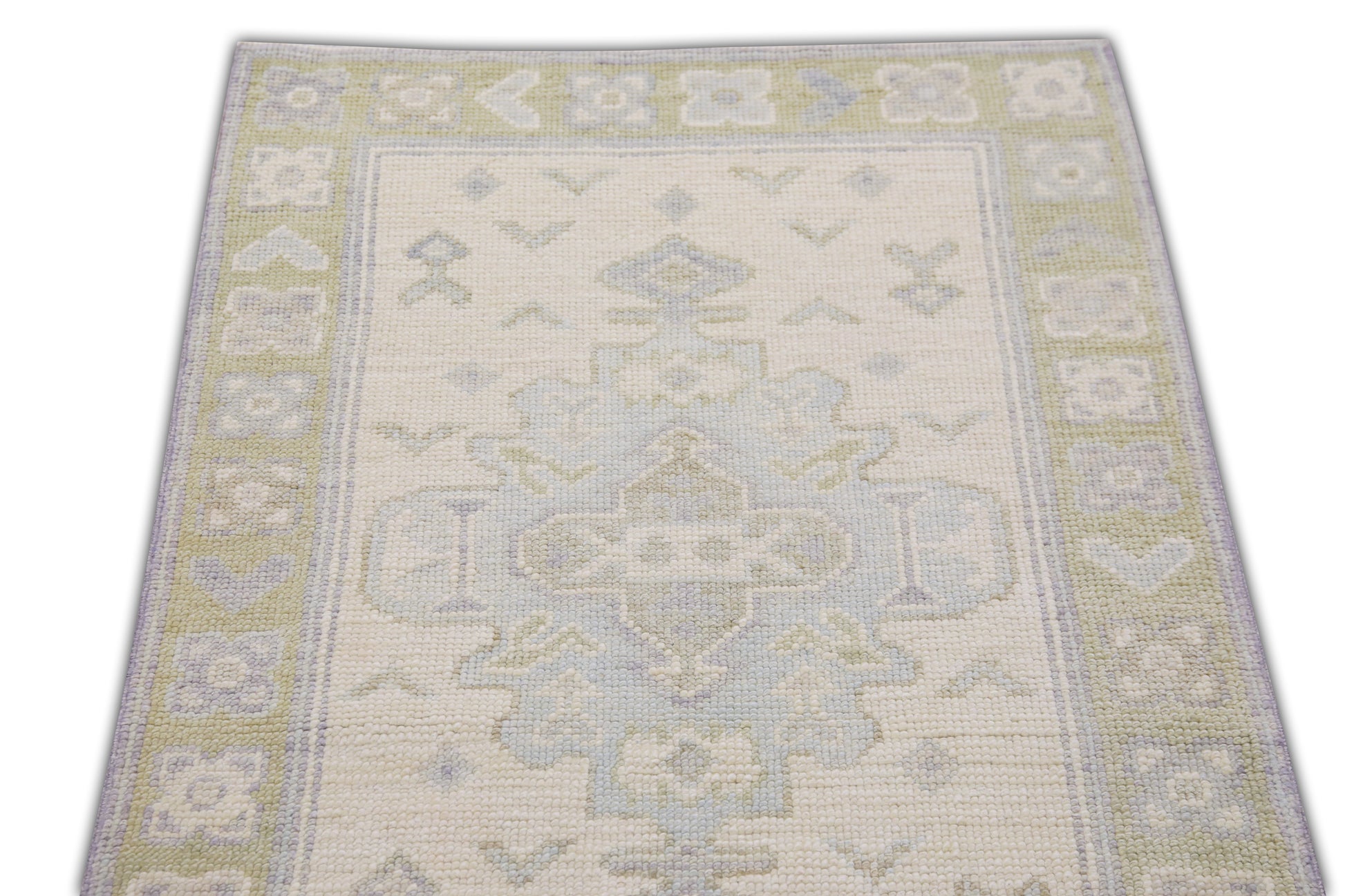 Turkish Oushak Rug 2'7" x 9'6" #10777