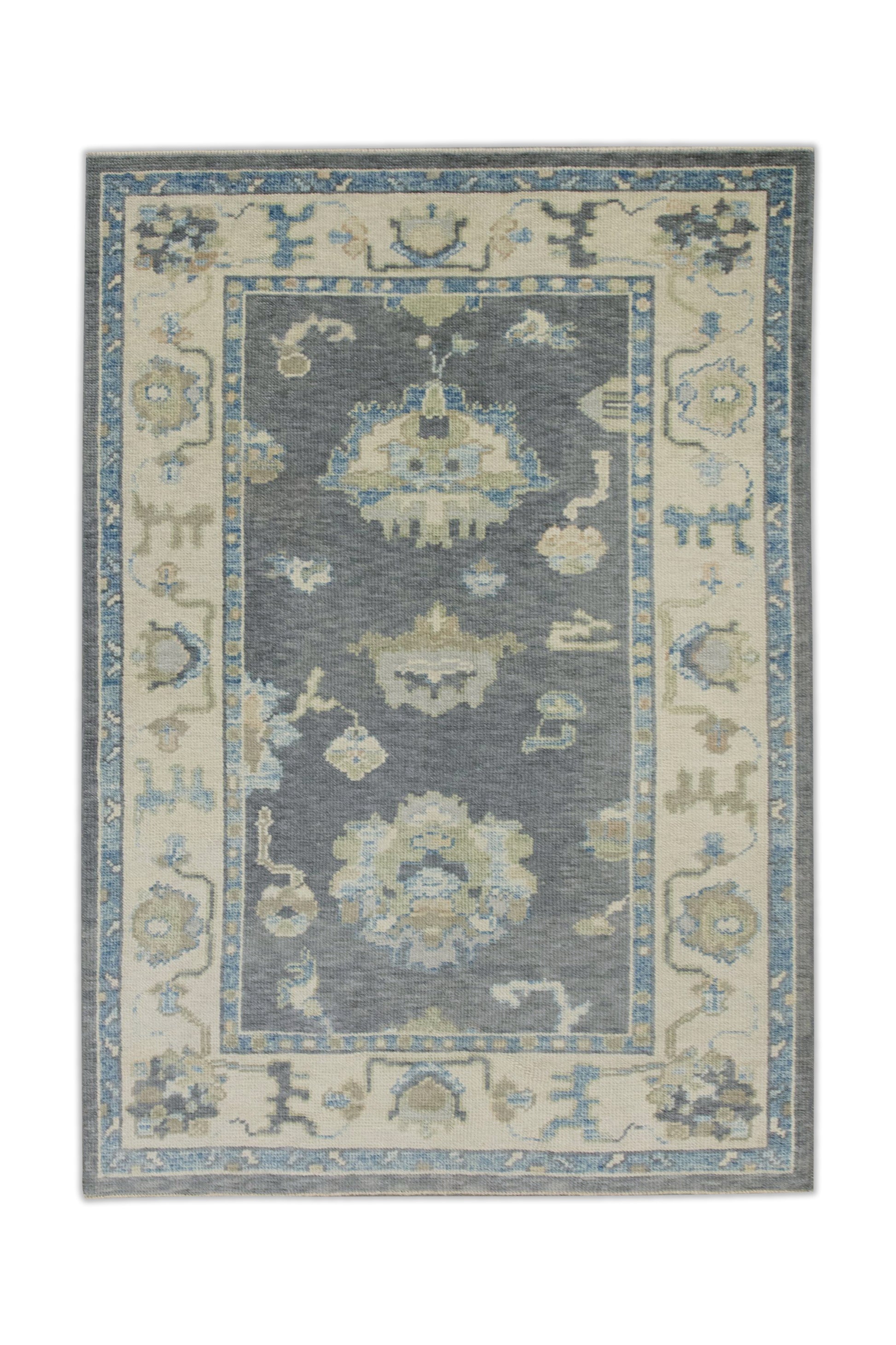 Turkish Oushak Rug 3'11" x 6' #8196