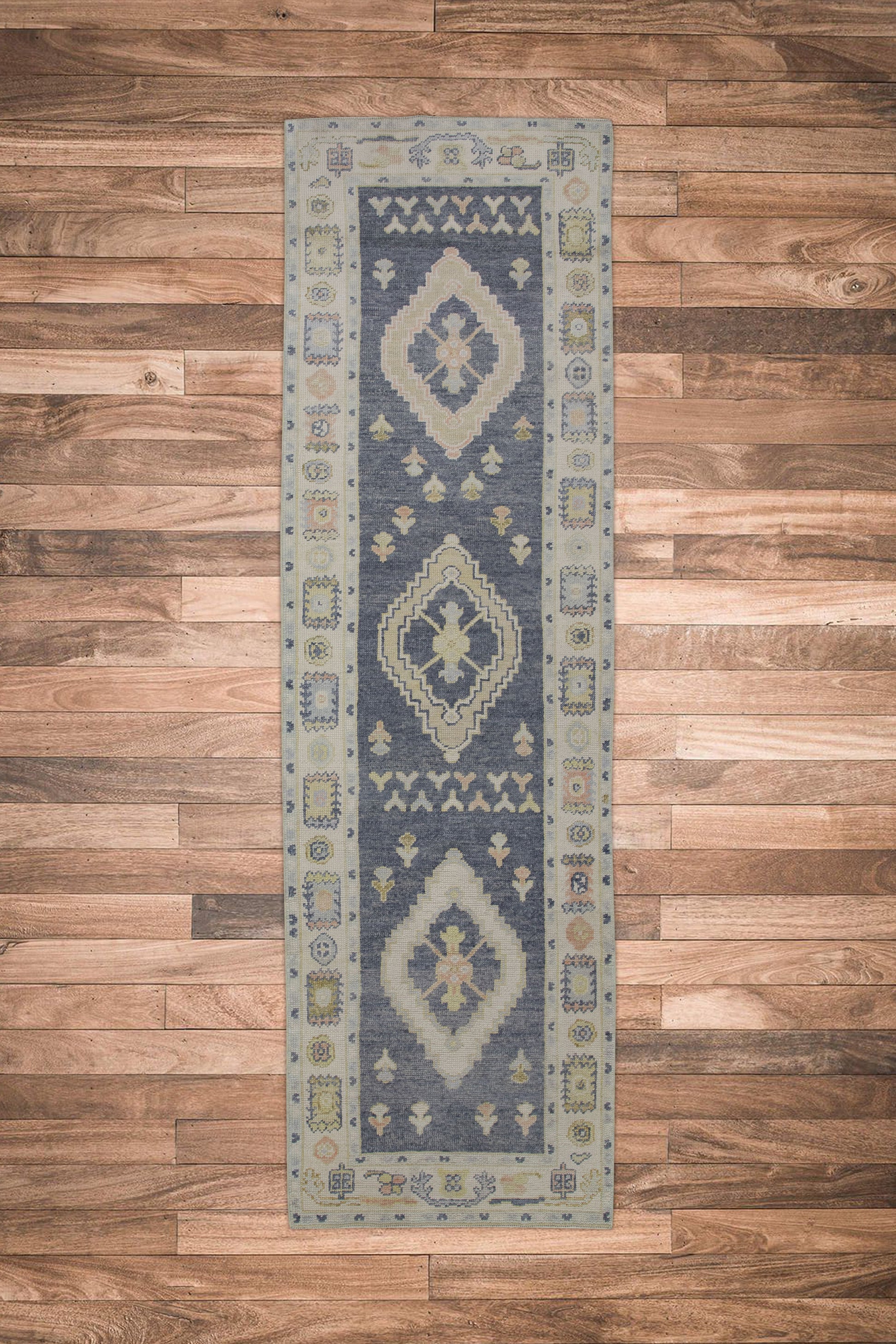 Turkish Oushak Rug 2'10" x 9'7" #10950