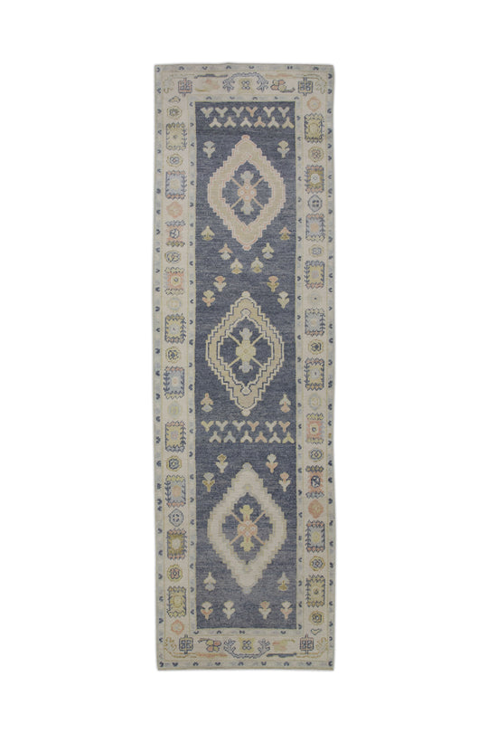 #10950 Turkish Oushak 2'10" x 9'7"