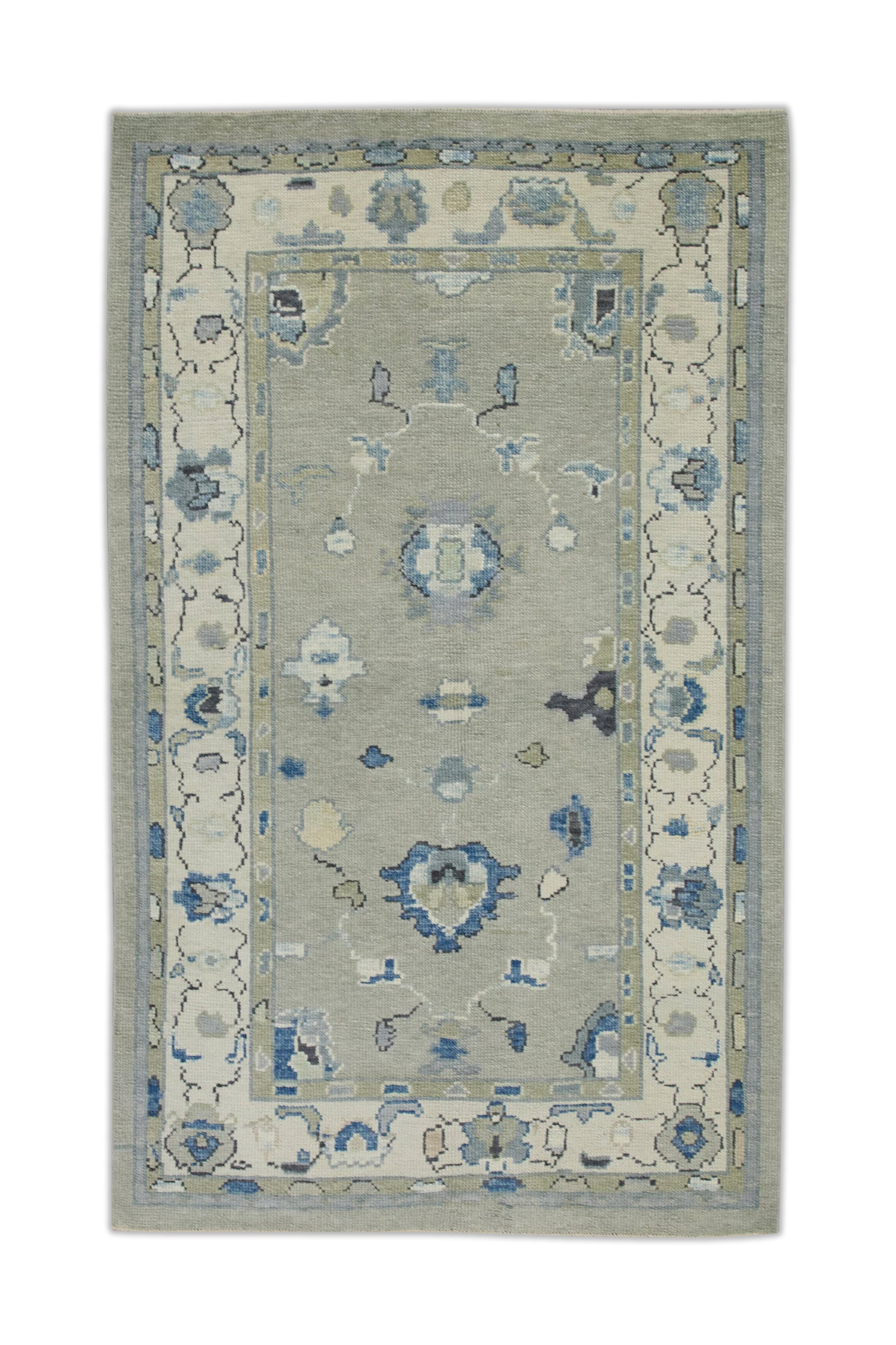 Turkish Oushak Rug 3'10" x 6'1" #7530