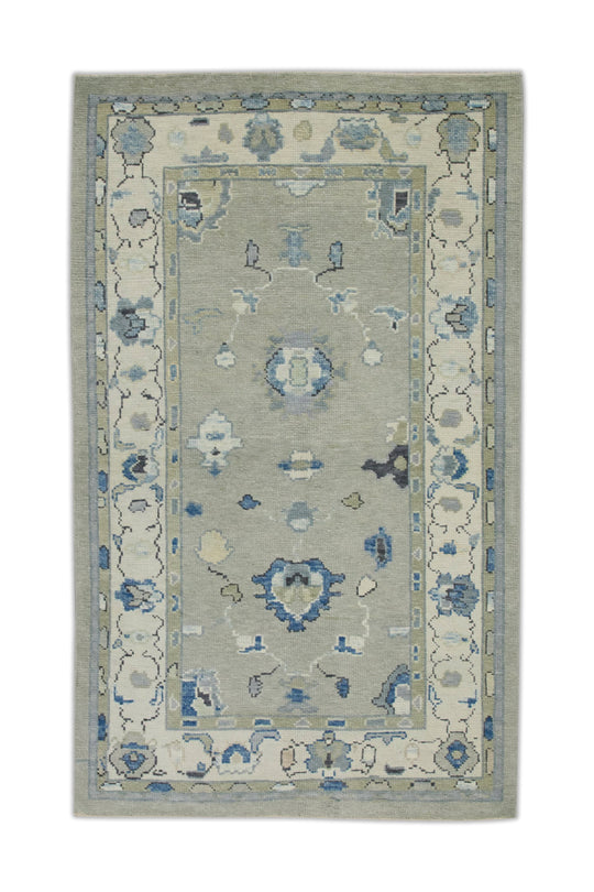 #7530 Turkish Oushak 3'10" x 6'1"