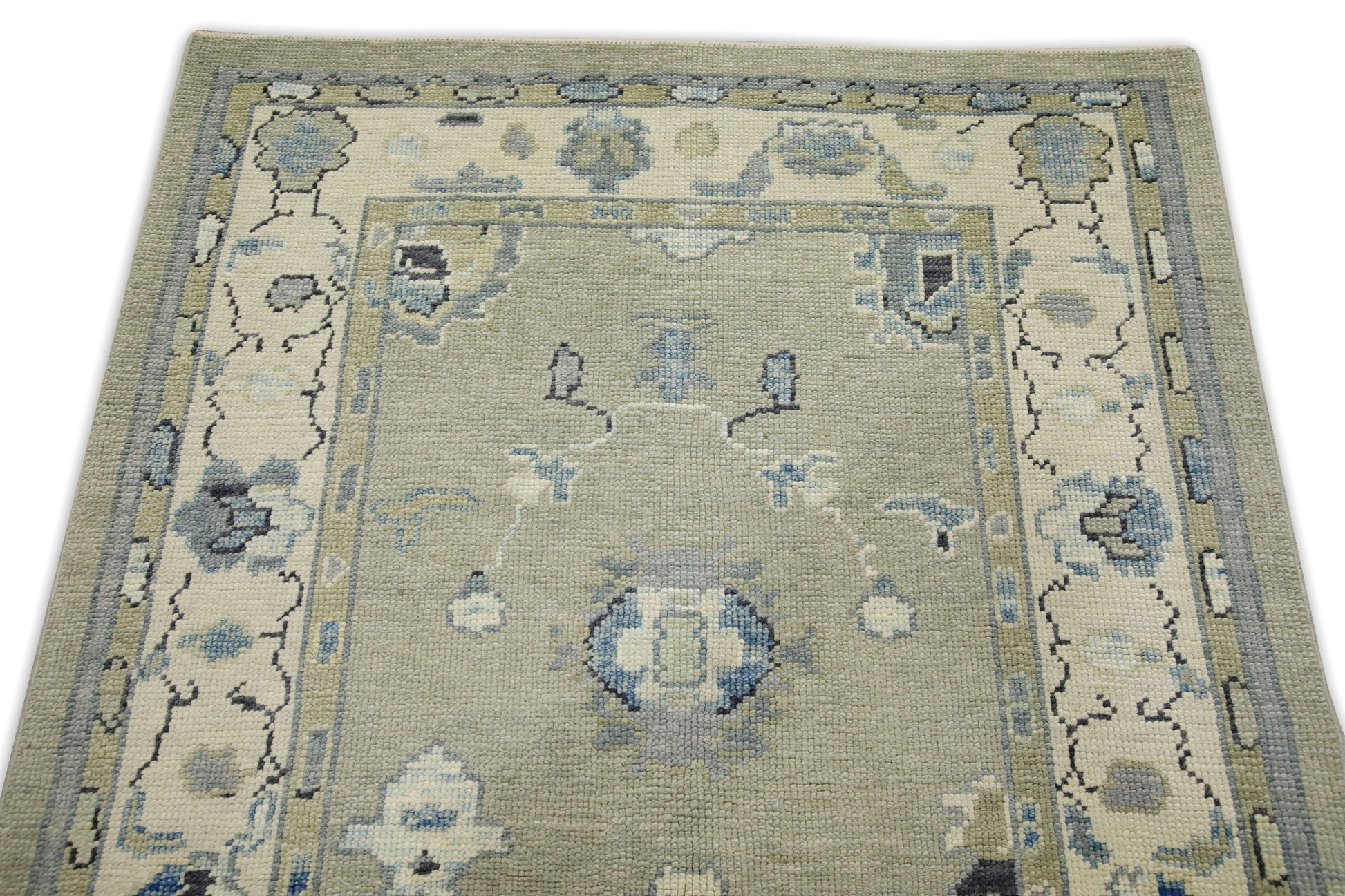 Turkish Oushak Rug 3'10" x 6'1" #7530