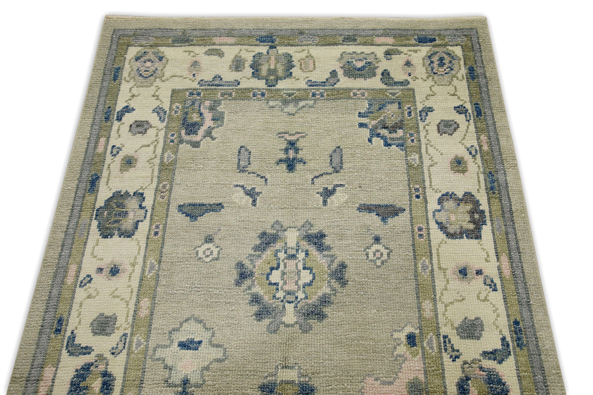 Turkish Oushak Rug 3'8" x 6'7" #8052