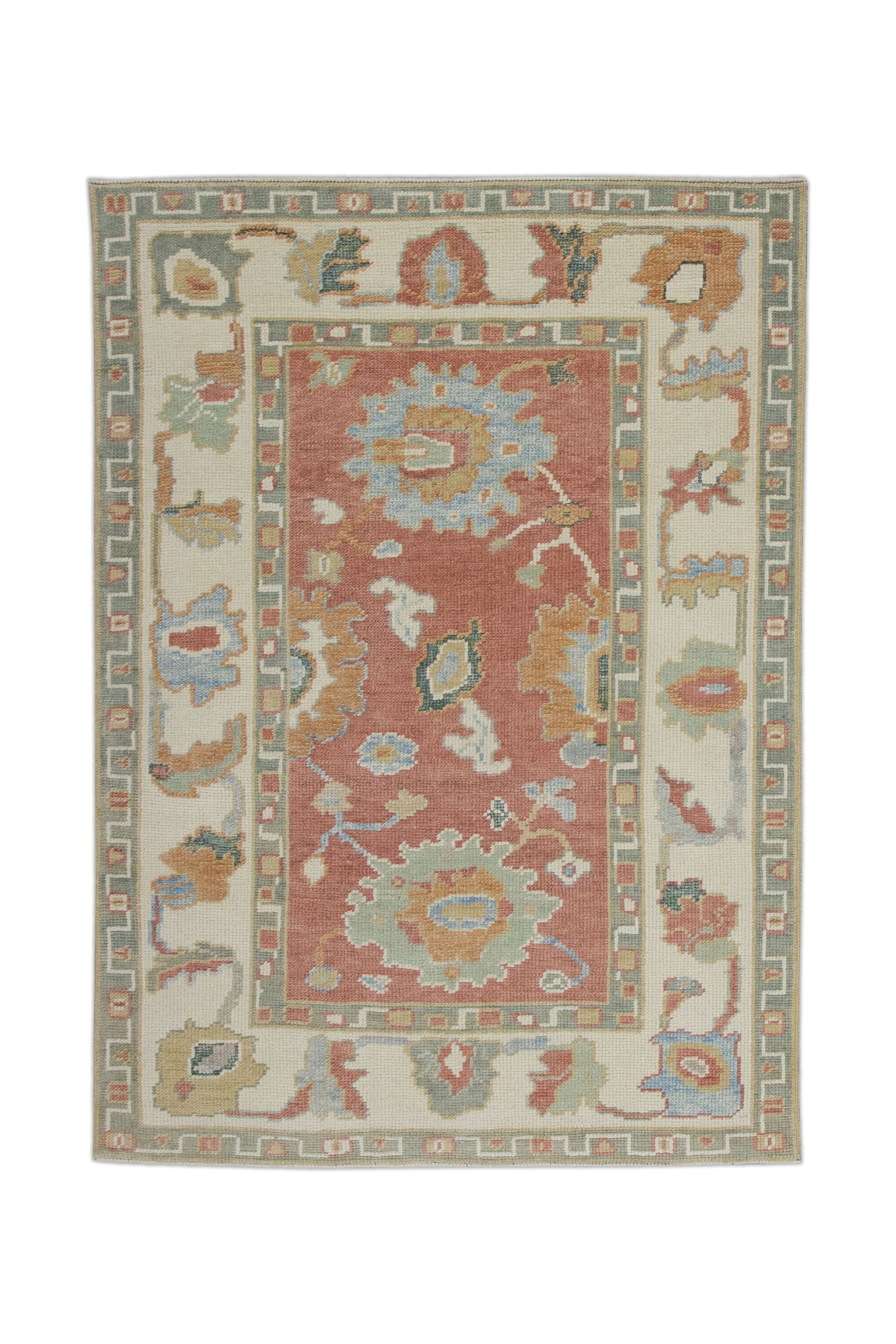 Turkish Oushak Rug 3'5" x 4'7" #11144