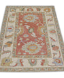 Turkish Oushak Rug 3'5" x 4'7" #11144