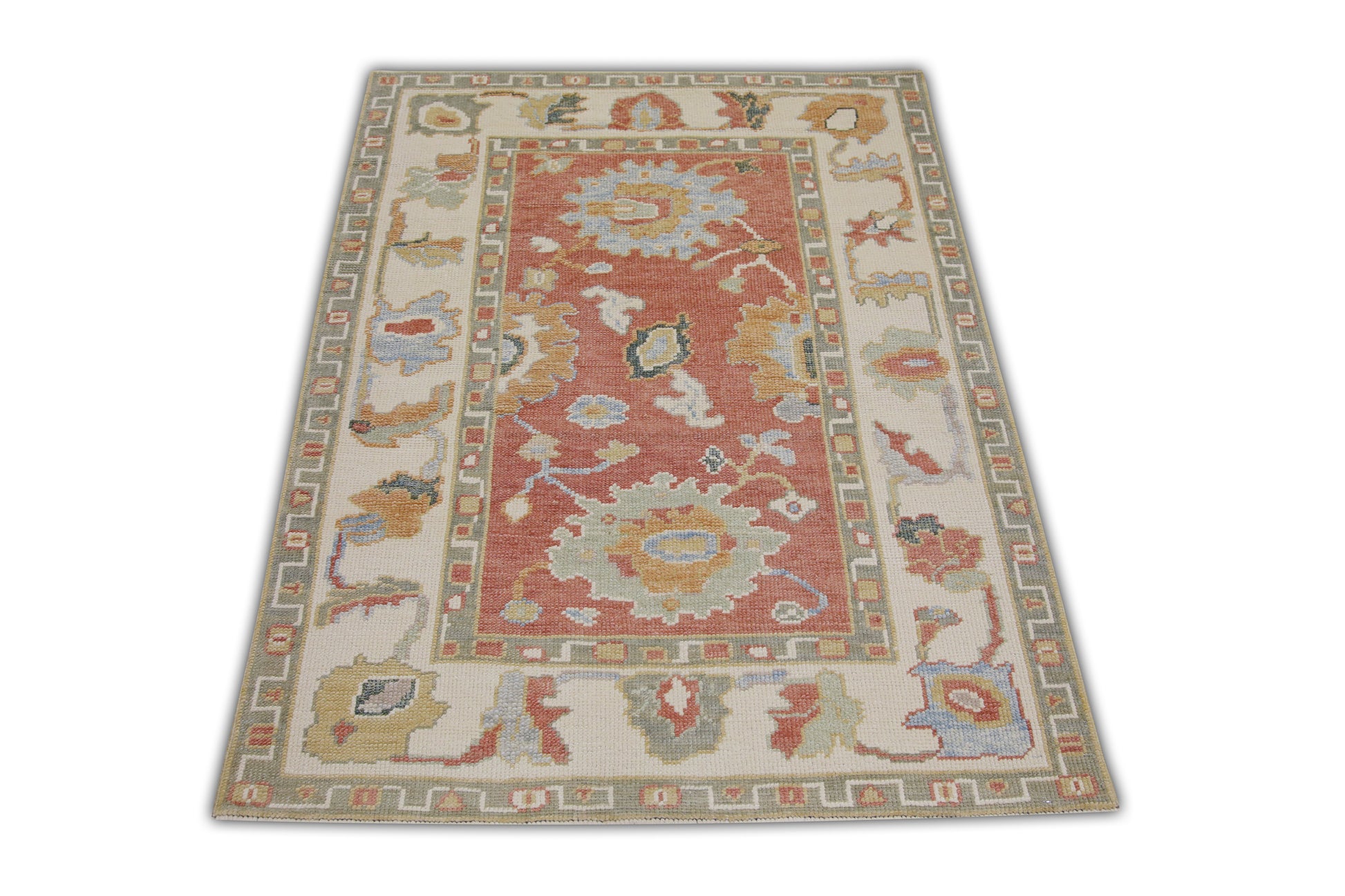 Turkish Oushak Rug 3'5" x 4'7" #11144