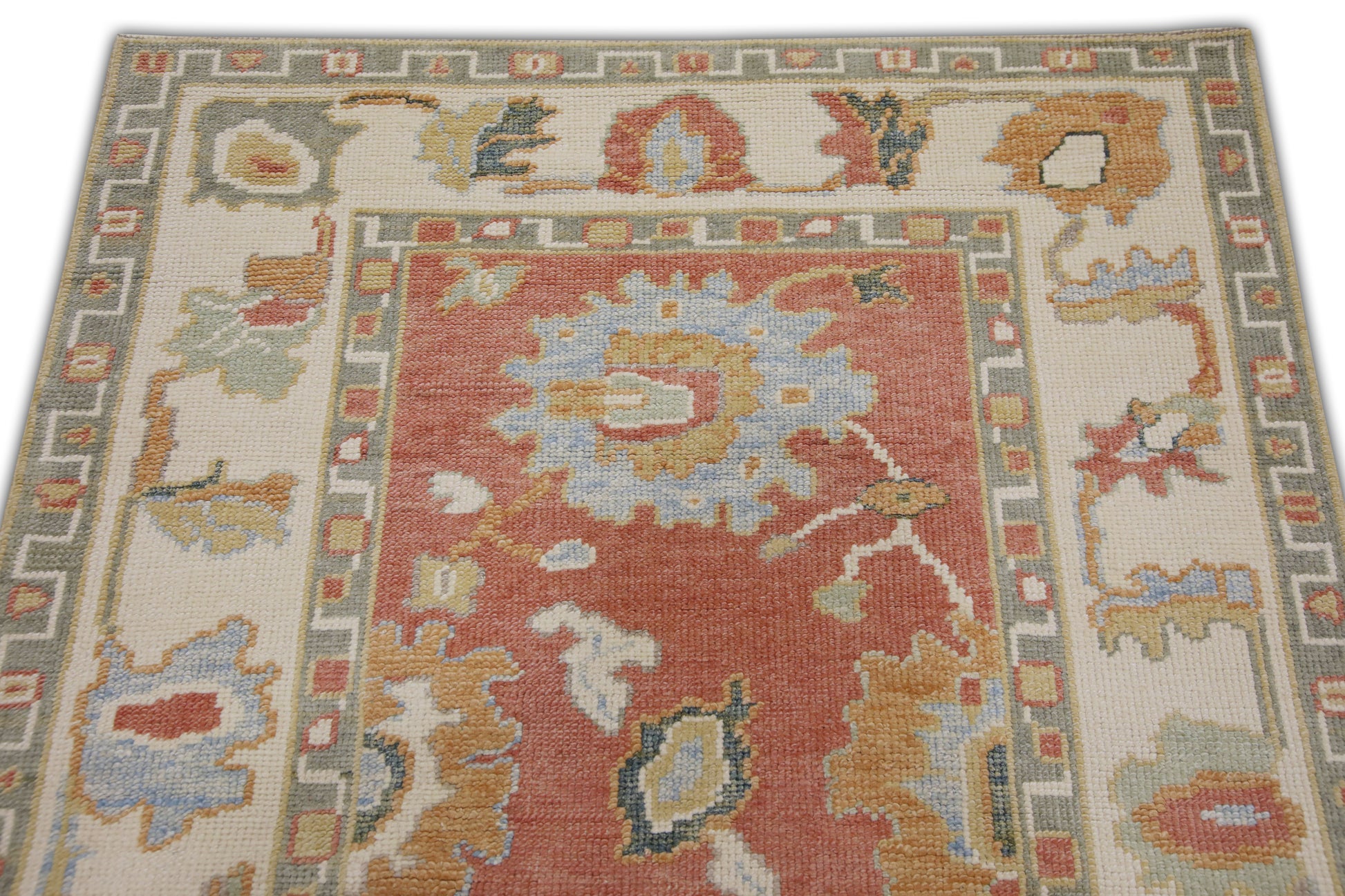 Turkish Oushak Rug 3'5" x 4'7" #11144