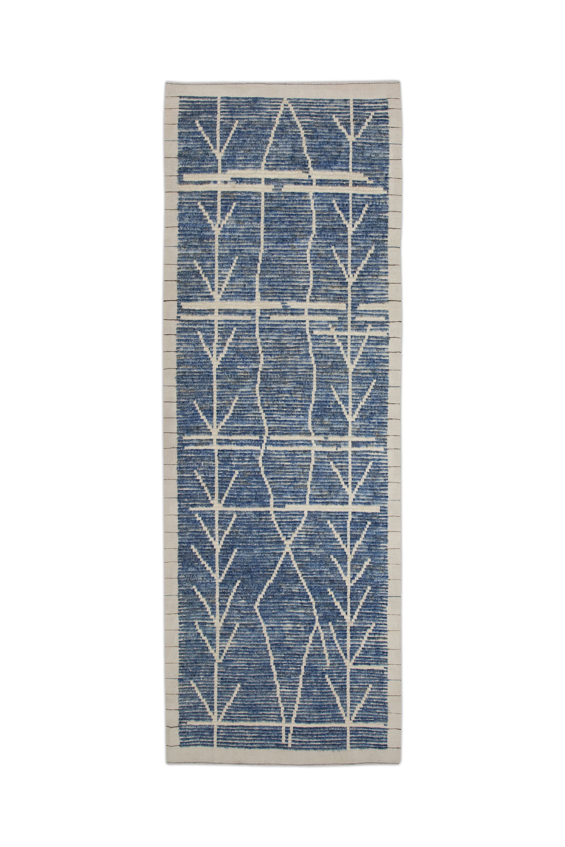 Turkish Tulu Rug Hand Knotted 3'1" x 8'4" #10812