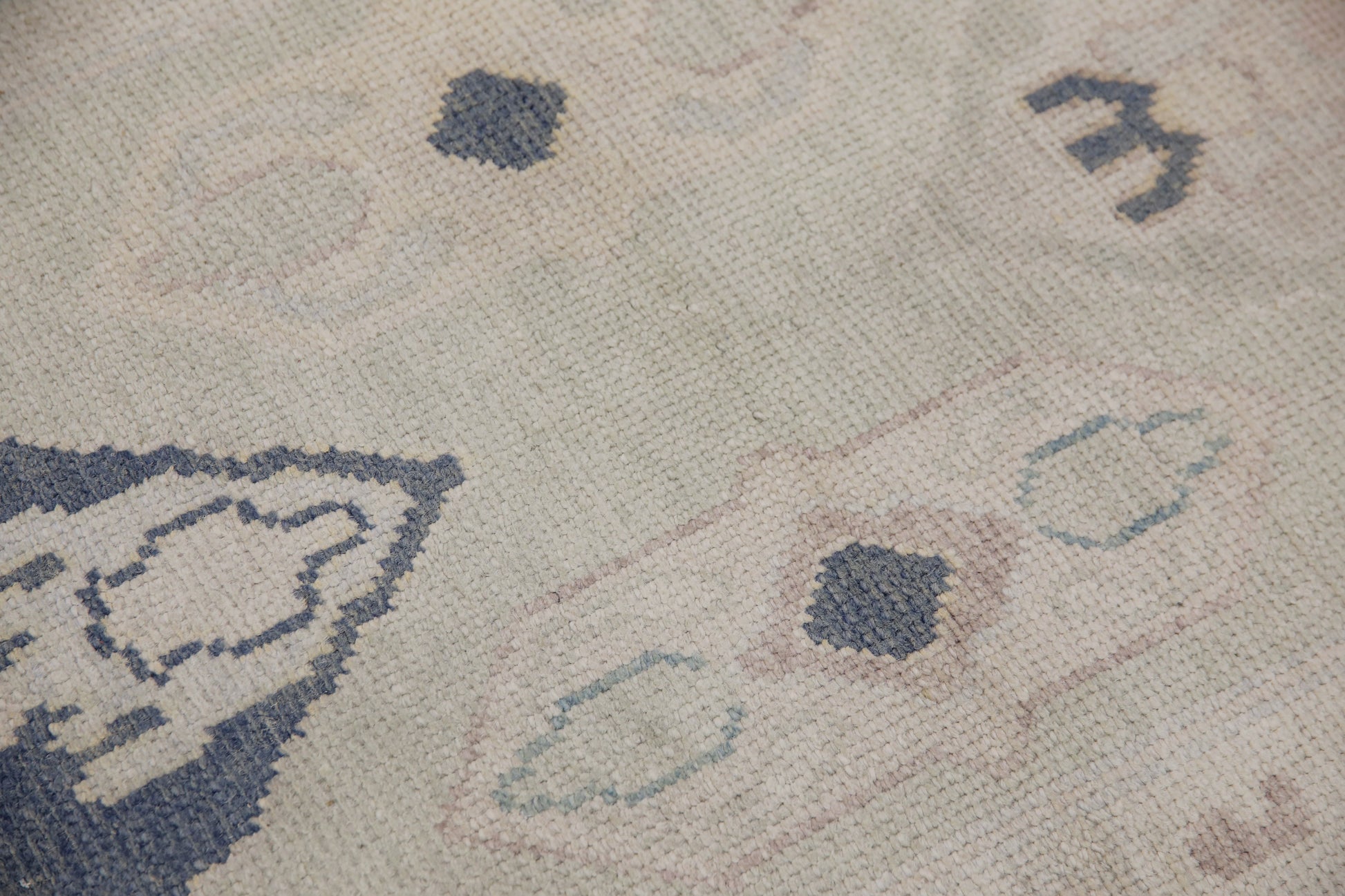 Turkish Oushak Rug 2'9" x 9'2" #8021