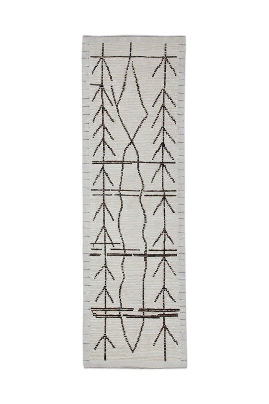 #10791 Hand Knotted Turkish Tulu Rug 2'9" x 8'3"