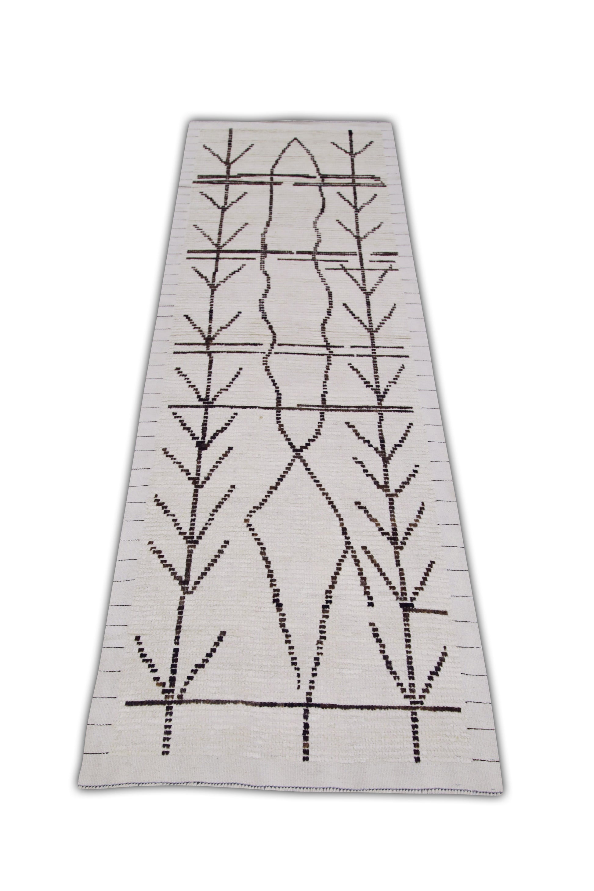 Turkish Tulu Rug Hand Knotted 2'9" x 8'3" #10791