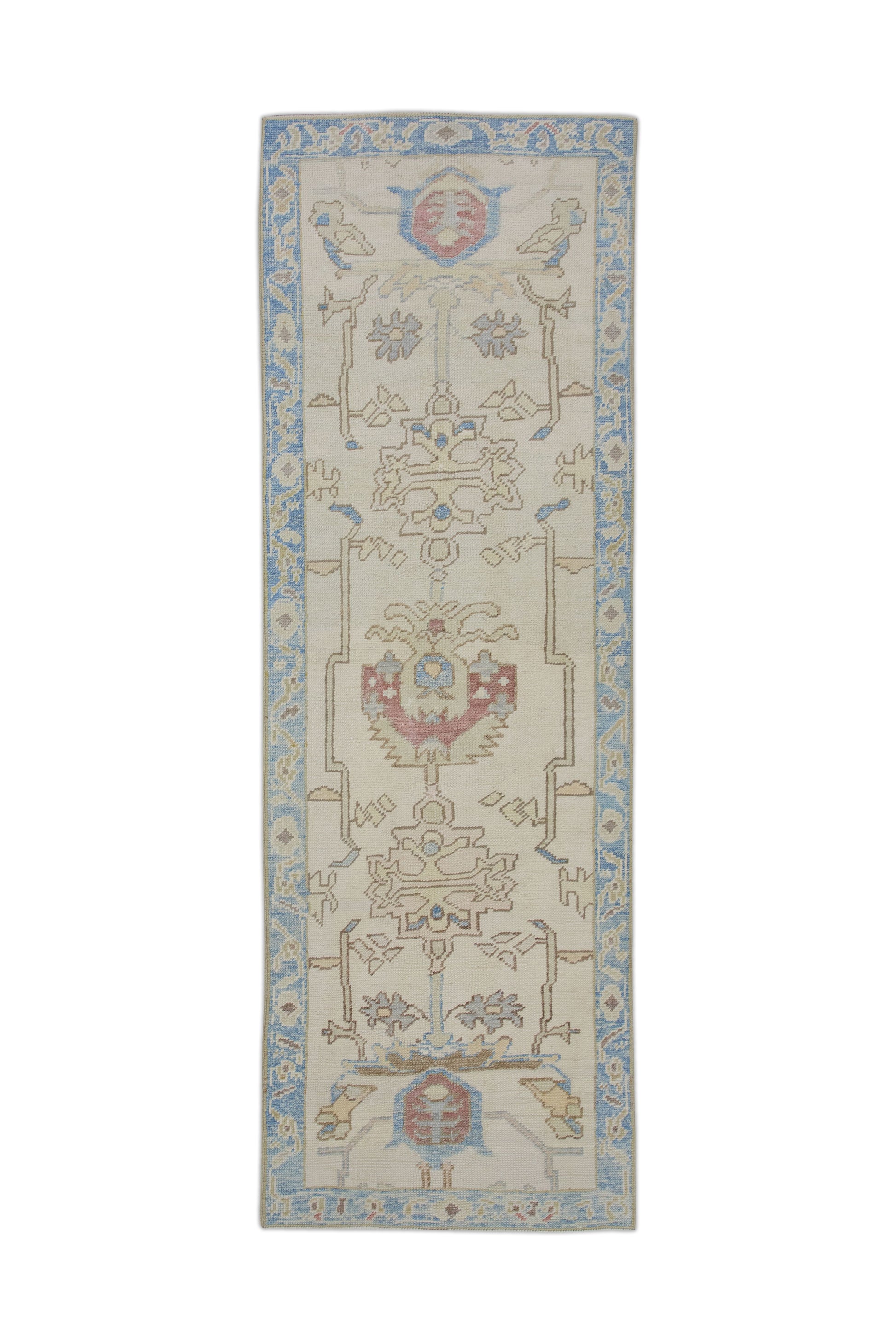 Turkish Oushak Rug 2'10" x 8'6" #10882