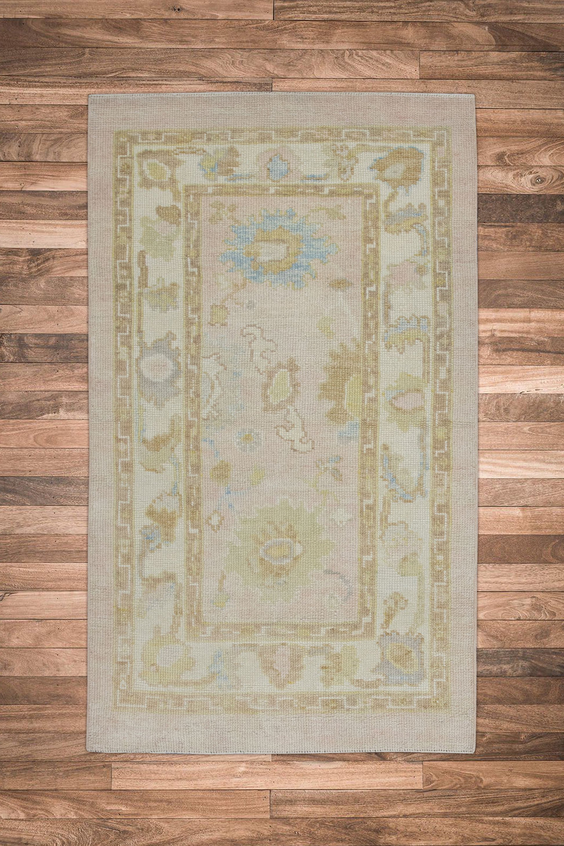 Turkish Oushak Rug 2'11" x 5' #11155