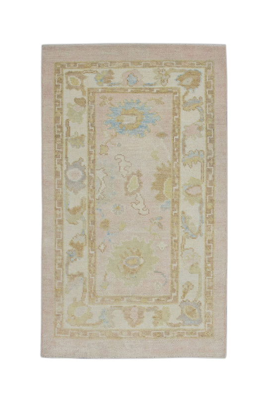 #11155 Turkish Oushak 2'11" x 5'