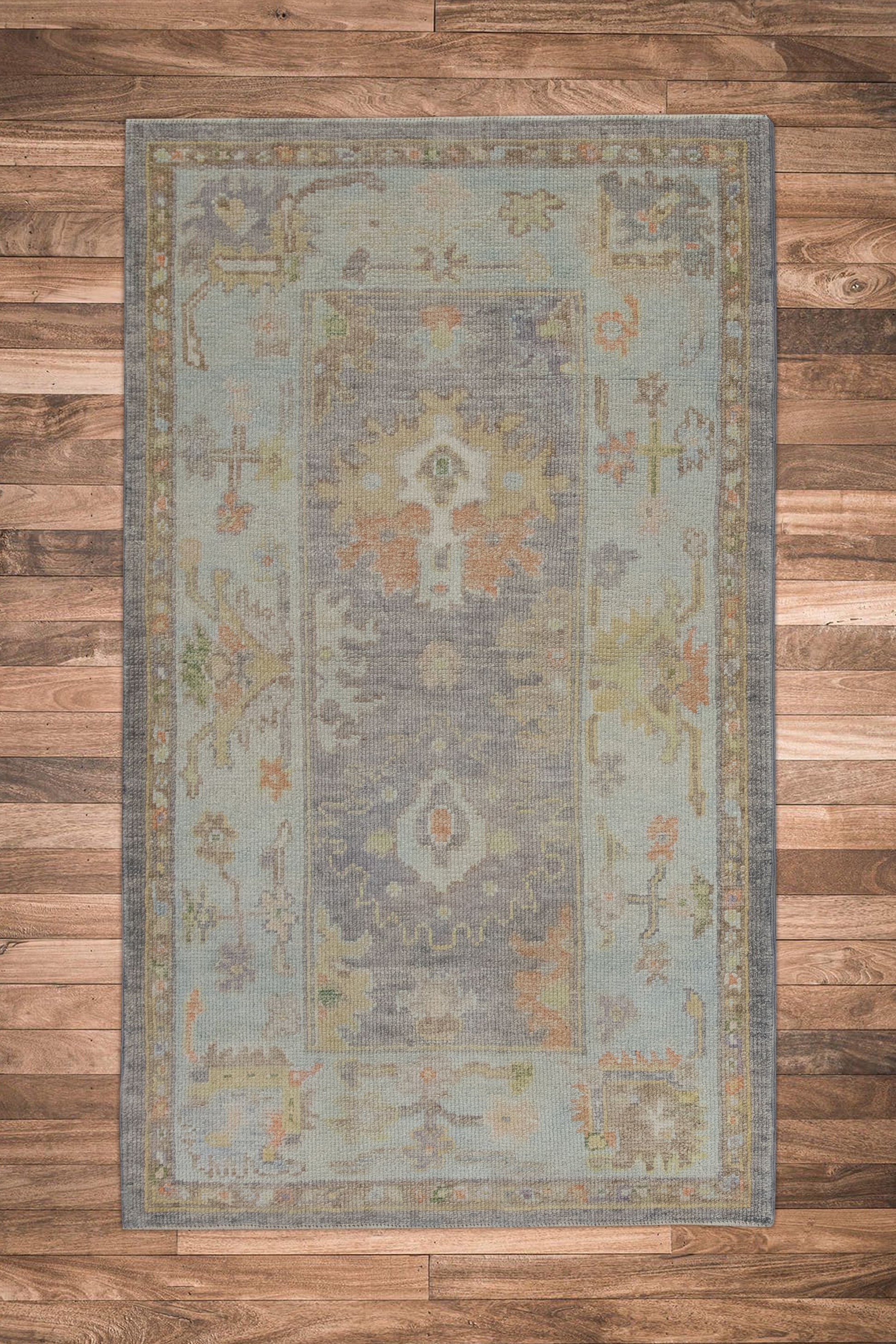 Turkish Oushak Rug 3'1" x 5'1" #10951