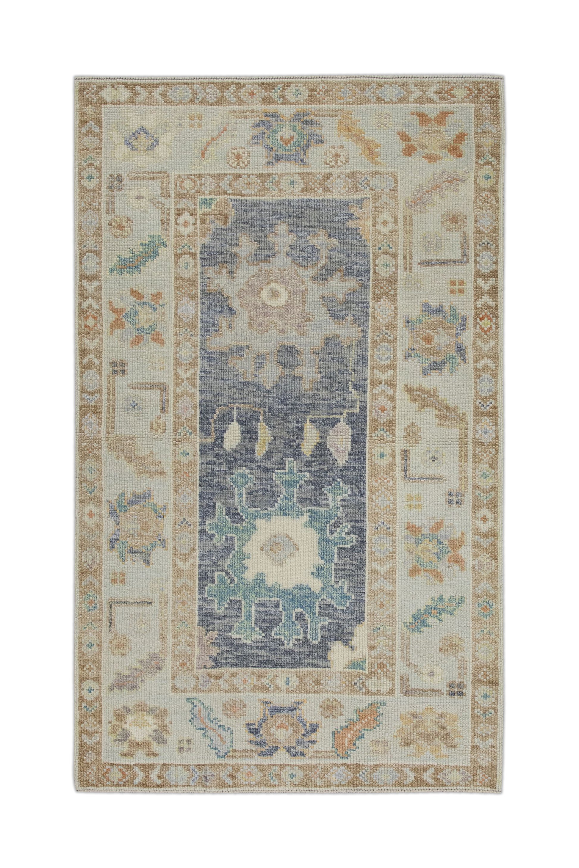 Turkish Oushak Rug 2'11" x 4'8" #10964